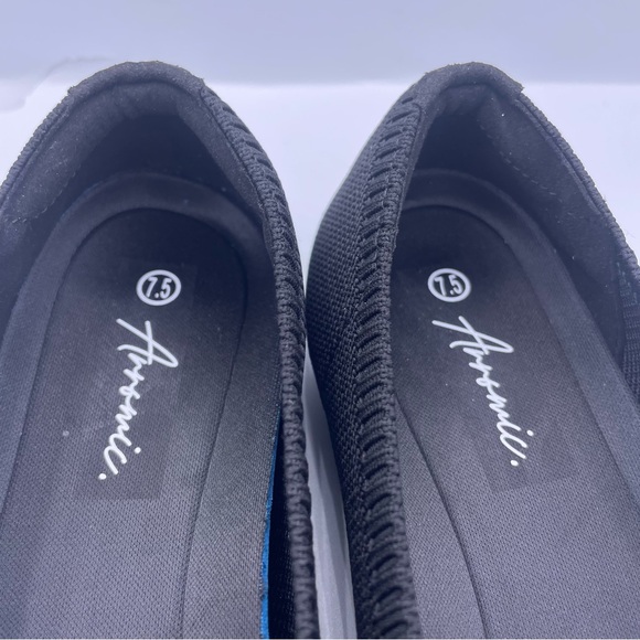 ARROMIC knit pointed toe slip on comfy casual flats women Size 7.5 - Picture 10 of 12